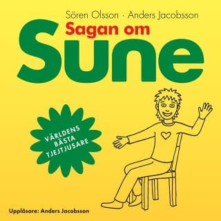 Sagan om Sune – Anders Jacobsson och Sören Olsson, ljudbokens omslag