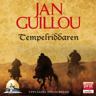 Tempelriddaren – Jan Guillou, ljudbokens omslag