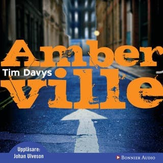 Amberville – Tim Davys, ljudbokens omslag