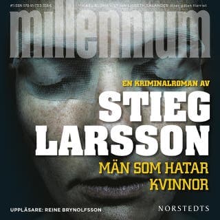 Män som hatar kvinnor – Stieg Larsson, ljudbokens omslag