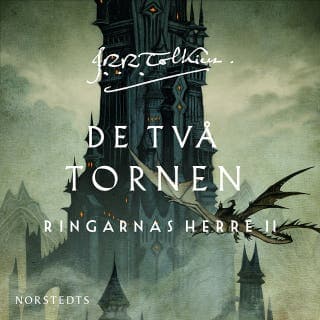 De två tornen – J. R. R. Tolkien, ljudbokens omslag