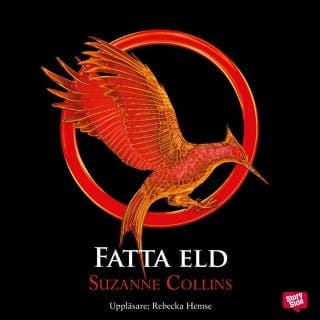 Fatta eld – Suzanne Collins, ljudbokens omslag