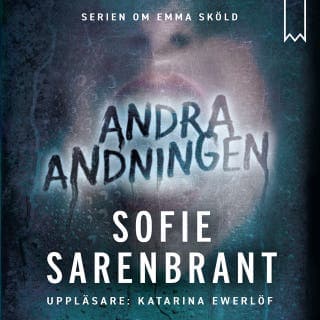 Andra andningen – Sofie Sarenbrant, ljudbokens omslag