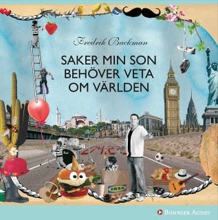 Saker min son behöver veta om världen – Fredrik Backman, ljudbokens omslag