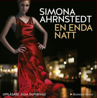 En enda natt – Simona Ahrnstedt, ljudbokens omslag