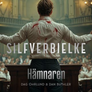 Hämnaren – Dag Öhrlund och Dan Buthler, ljudbokens omslag