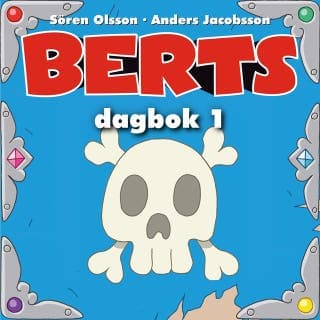 Berts dagbok 1 – Anders Jacobsson och Sören Olsson, ljudbokens omslag