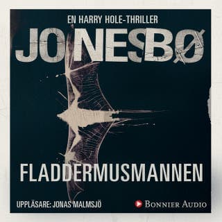 Fladdermusmannen – Jo Nesbø, ljudbokens omslag