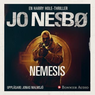 Nemesis – Jo Nesbø, ljudbokens omslag