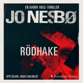 Rödhake – Jo Nesbø, ljudbokens omslag