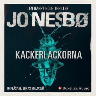 Kackerlackorna – Jo Nesbø, ljudbokens omslag