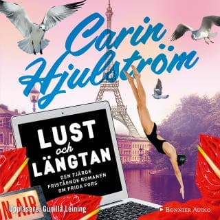 Lust och längtan – Carin Hjulström, ljudbokens omslag