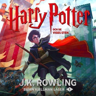 Harry Potter och De Vises Sten – J.K. Rowling, ljudbokens omslag