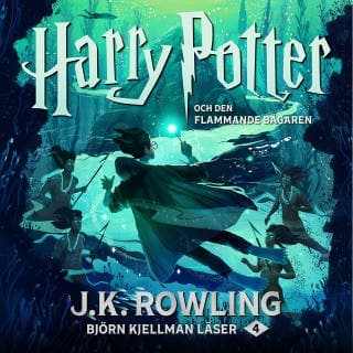 Harry Potter och Den Flammande Bägaren – J.K. Rowling, ljudbokens omslag
