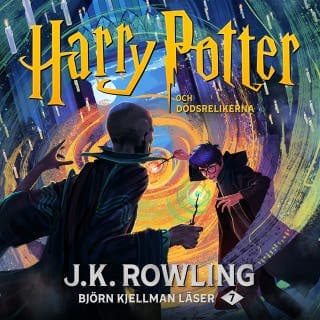 Harry Potter och Dödsrelikerna – J.K. Rowling, ljudbokens omslag