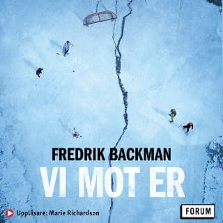 Vi mot er – Fredrik Backman, ljudbokens omslag