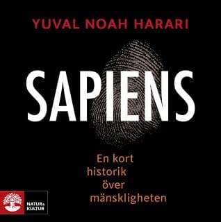 Sapiens : en kort historik över mänskligheten – Yuval Noah Harari, ljudbokens omslag