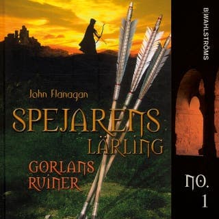 Gorlans ruiner – John Flanagan, ljudbokens omslag