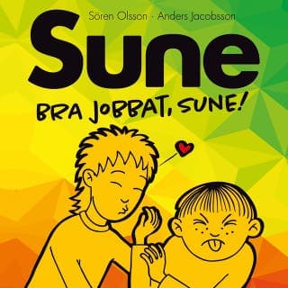 Bra jobbat Sune! – Anders Jacobsson och Sören Olsson, ljudbokens omslag