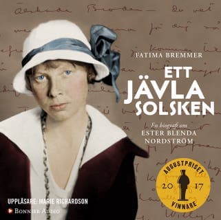 Ett jävla solsken – Fatima Bremmer, ljudbokens omslag