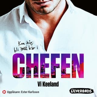Chefen – Vi Keeland, ljudbokens omslag