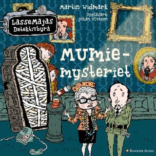 Mumiemysteriet – Martin Widmark, ljudbokens omslag