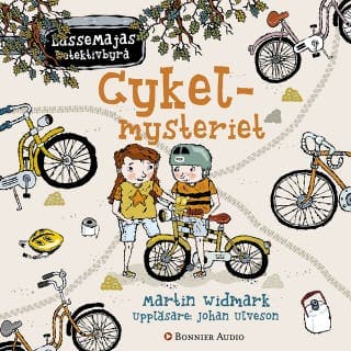 Cykelmysteriet – Martin Widmark, ljudbokens omslag