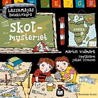 Skolmysteriet – Martin Widmark, ljudbokens omslag