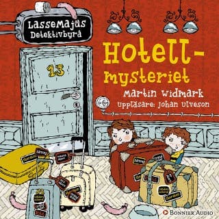 Hotellmysteriet – Martin Widmark, ljudbokens omslag