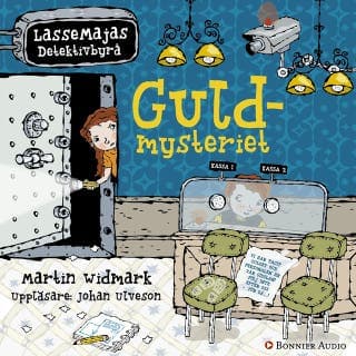 Guldmysteriet – Martin Widmark, ljudbokens omslag