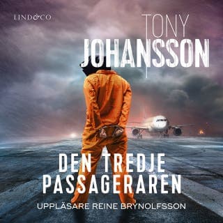 Den tredje passageraren – Tony Johansson, ljudbokens omslag
