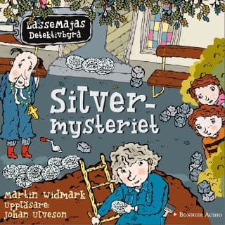 Silvermysteriet – Martin Widmark, ljudbokens omslag