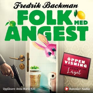 Folk med ångest – Fredrik Backman, ljudbokens omslag