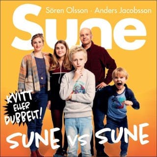 Sune vs Sune – Anders Jacobsson och Sören Olsson, ljudbokens omslag