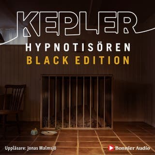 Hypnotisören - Black edition – Lars Kepler, ljudbokens omslag