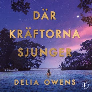 Där kräftorna sjunger – Delia Owens, ljudbokens omslag