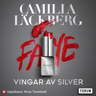 Vingar av silver – Camilla Läckberg, ljudbokens omslag
