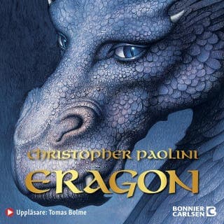 Eragon – Christopher Paolini, ljudbokens omslag