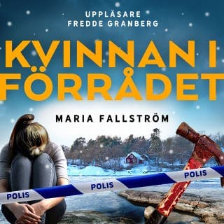 Kvinnan i förrådet – Maria Fallström, ljudbokens omslag