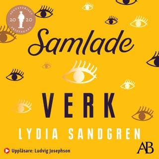 Samlade verk – Lydia Sandgren, ljudbokens omslag