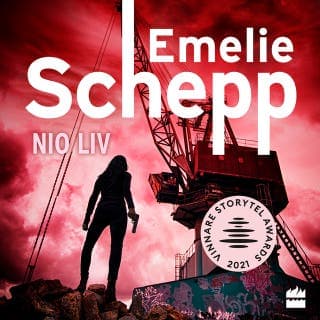 Nio liv – Emelie Schepp, ljudbokens omslag