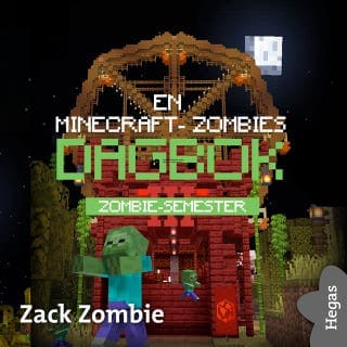 Zombie-semester – Zack Zombie, ljudbokens omslag