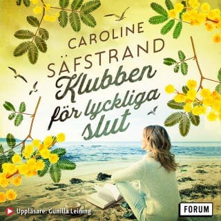 Klubben för lyckliga slut – Caroline Säfstrand, ljudbokens omslag