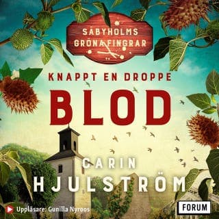 Knappt en droppe blod – Carin Hjulström, ljudbokens omslag