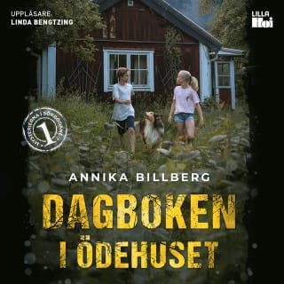 Dagboken i ödehuset – Annika Billberg, ljudbokens omslag