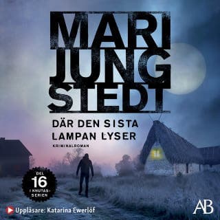 Där den sista lampan lyser – Mari Jungstedt, ljudbokens omslag
