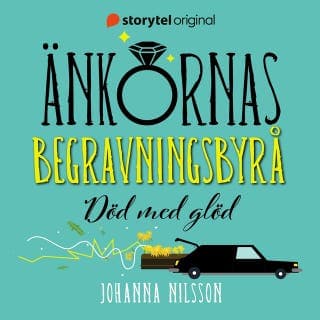 Död med glöd – Johanna Nilsson, ljudbokens omslag