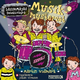 Musikmysteriet – Martin Widmark, ljudbokens omslag