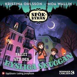 Fallet med den rysliga skuggan – Kristina Ohlsson, ljudbokens omslag