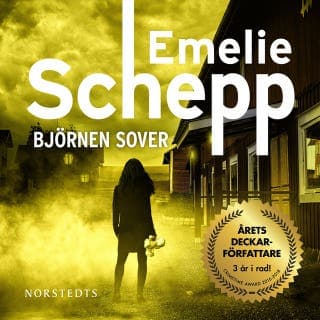 Björnen sover – Emelie Schepp, ljudbokens omslag